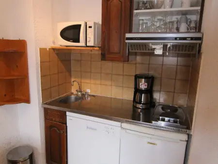 Studio cosy pour 4 pers., pied des pistes Alpe d'Huez, centre-station, TV, cuisine équipée, casier à skis - Photo 6
