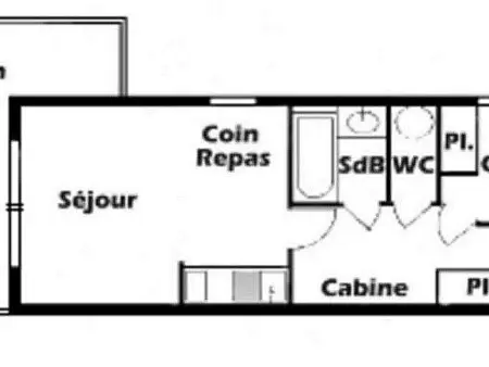 Appartement Les Saisies 6 pers, Balcon, Vue Pistes - Photo 3