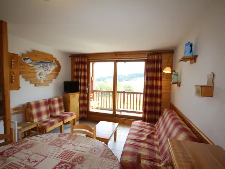 Appartement Les Saisies 6 pers, Balcon, Vue Pistes - Photo 4