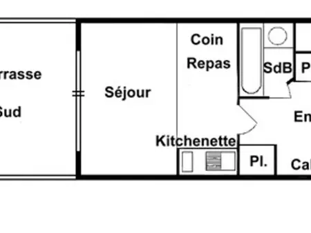 Studio cosy Les Saisies, 5 pers, balcon sud, Appartement 5 personnes à Les Saisies - Photo 3