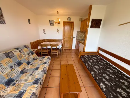 Studio cosy Les Saisies, 5 pers, balcon sud, Appartement 5 personnes à Les Saisies - Photo 4