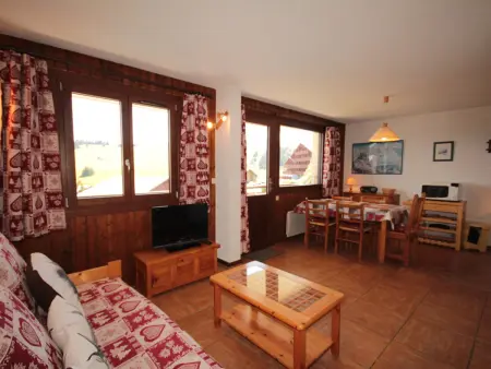 Studio cabine lumineux Les Saisies, ski au pied, balcon, 5 couchages - Photo 7