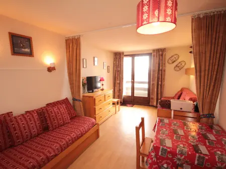 Studio lumineux avec balcon sud, animaux admis, Appartement 3 personnes à Les Saisies - Photo 7