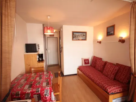 Studio lumineux avec balcon sud, animaux admis, Appartement 3 personnes à Les Saisies - Photo 10