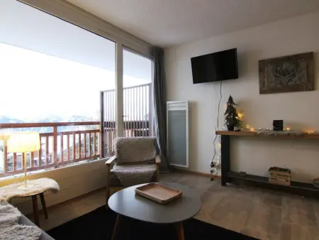 Charmant studio 4 pers avec balcon, parking et accès pistes - Alpe d'Huez - Photo 4