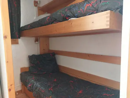 Studio cabine 4 pers, terrasses, proche pistes, Appartement 4 personnes à Peisey Vallandry - Photo 4