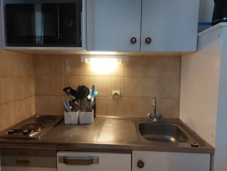Studio cabine 4 pers, terrasses, proche pistes, Appartement 4 personnes à Peisey Vallandry - Photo 6