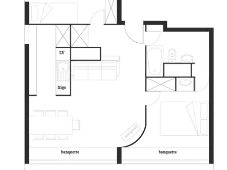 Appartement 3 pièces 7 pers, Arc 1600, ski aux pieds, avec Wifi - Photo 14