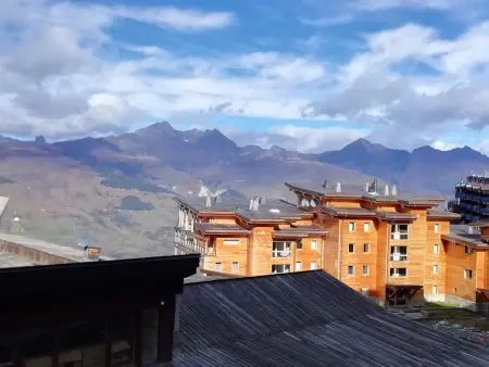 Studio 3 personnes avec balcon, WiFi et animaux admis aux Arcs 1800 - Photo 2