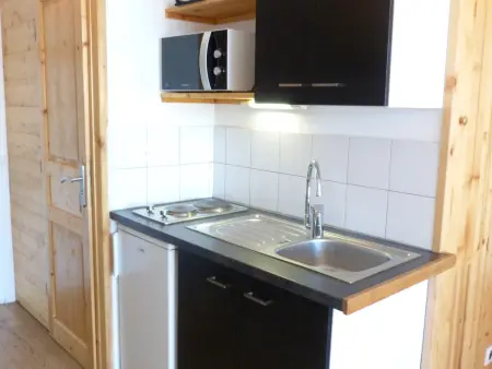 Studio 3 personnes avec balcon, WiFi et animaux admis aux Arcs 1800 - Photo 4
