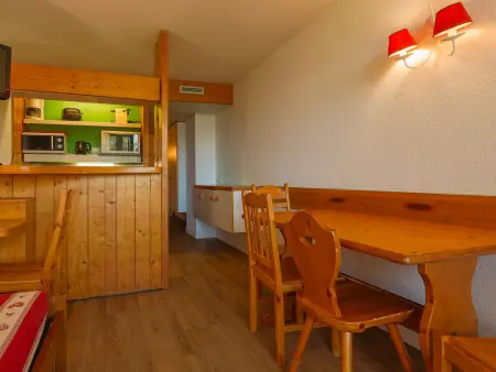 Studio skis aux pieds, balcon, animaux admis, Arc 1800 - Photo 9