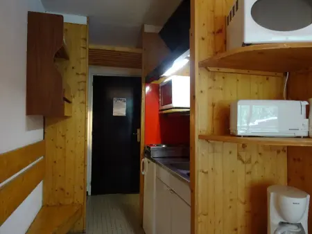 Studio 3 pers à Arc 1600, balcon exposé sud, skis aux pieds, WiFi - Photo 4