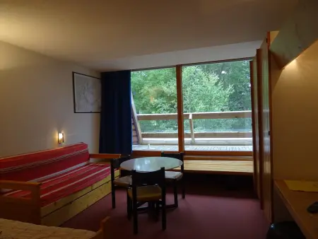 Studio 3 pers à Arc 1600, balcon exposé sud, skis aux pieds, WiFi - Photo 8