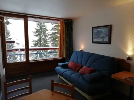 Studio skis aux pieds pour 5 pers. avec balcon aux Arcs 1800 - Photo 1