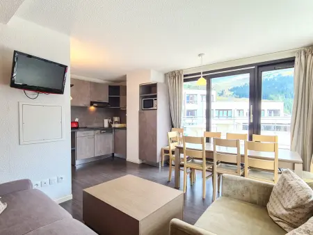 Appartement lumineux 4 pièces à Flaine, 8 personnes, terrasse, accès spa - Photo 2