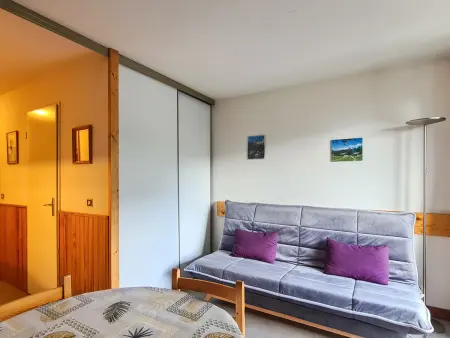 Studio lumineux au centre de Flaine avec balcon, équipé pour 4 personnes - Photo 1