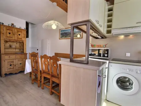Duplex 4 pièces, 8 personnes, balcon sud, au pied des pistes - Photo 5