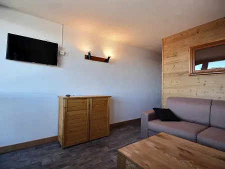 Studio cabine rénové, vue sur Mont-Blanc, Appartement 4 personnes à Plagne Aime 2000 - Photo 1