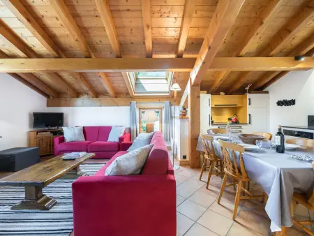 Duplex 3 Chambres à Megève - Confort et Wifi, Appartement 6 personnes à Megève - Photo 6