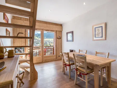 Appartement 1 chambre et mezzanine à Megève avec balcon et animaux admis - Photo 6