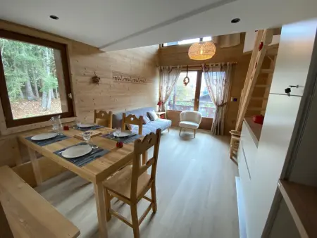Duplex rénové avec balcon et garage à La Clusaz - Photo 5