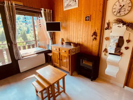 Studio 4 couchages avec garage proche pistes, Appartement 5 personnes à La Clusaz - Photo 2
