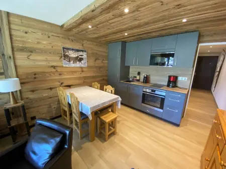 Appartement 2 pièces ensoleillé avec Wi-Fi et parking, La Clusaz - Photo 1
