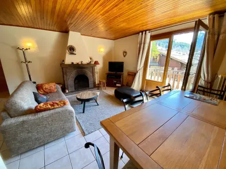 Appartement de 3 pièces avec balcon, cheminée et Wifi à La Clusaz - Photo 2