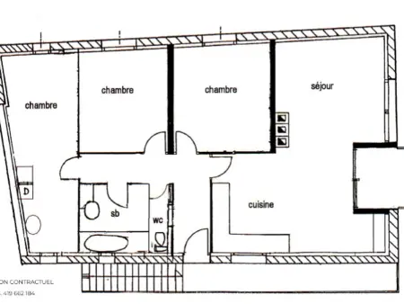 Confort 85m², 3 chambres, 5 pers, terrasse, animaux admis, St Martin de Belleville - Photo 14