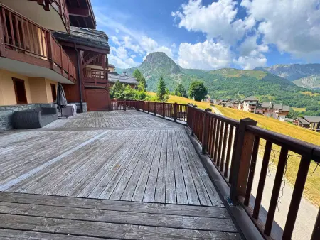 Bel Appartement 6 Pers. Ski aux Pieds, 1ère Ét. Terrasse 83m², Parking, Wifi, St Martin de Belleville - Photo 11