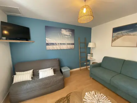 Studio Guidel à 100m de la plage avec parking, Appartement 3 personnes à Guidel - Photo 6
