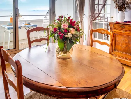 Duplex 5 pièces avec balcon à 30m de la plage - 7 couchages, acceptant animaux, wifi et parking - Photo 3