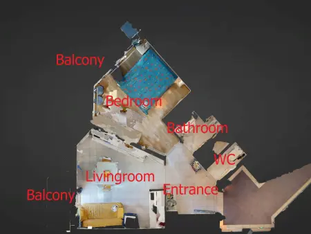 Coquet 2P avec 2 balcons, clim, parking et Wi-Fi gratuit, en plein centre de Menton - Photo 10