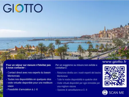 Charmant studio rénové avec terrasse, climatisation et WiFi gratuit - Photo 14