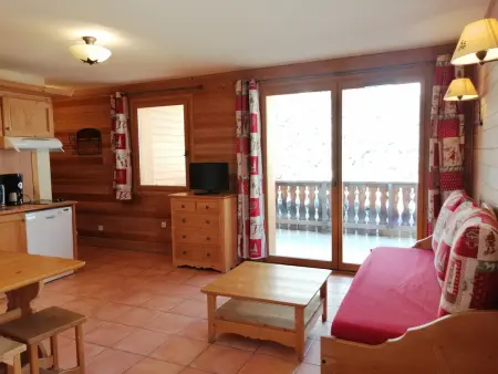 Grand studio montagne 4 personnes avec balcon à Pra Loup - Photo 1