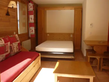 Grand studio montagne 4 personnes avec balcon à Pra Loup - Photo 7