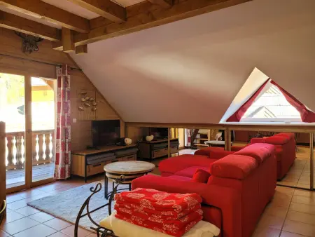 Beau duplex 65m², 6p, balcon, parking, WiFi, Appartement 4 personnes à Pra Loup - Photo 2