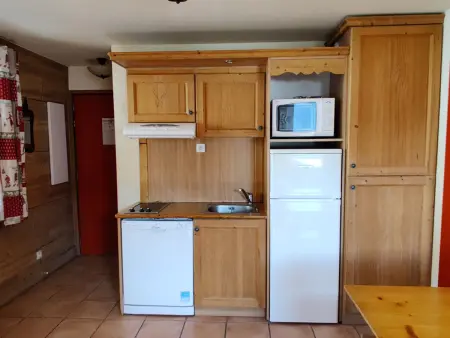 Studio cabine avec balcon et parking, à Pra Loup 1500 - Photo 1