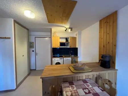 Appartement confortable à Val Cenis Lanslebourg, 300m des pistes, 5 personnes, balcon, casier à skis - Photo 1
