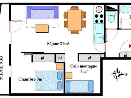 Appartement cosy 6 pers, centre village, proche pistes, parking, WiFi - Photo 5