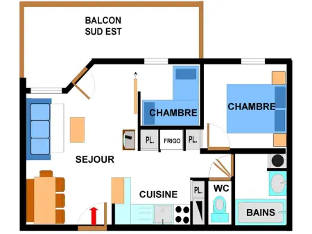 Appartement spacieux pour 6 avec balcon et parking - Photo 5