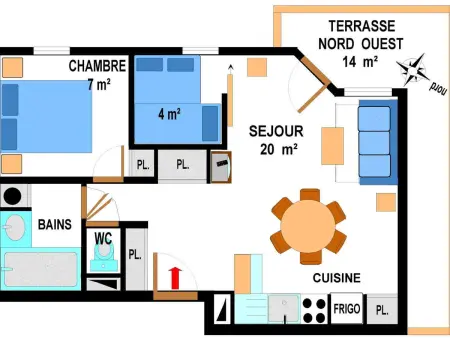 Spacieux appartement 6 pers au pied des pistes avec parking, terrasse et wifi à Val-Cenis - Photo 5