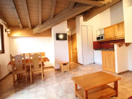 Appartement 4 pers à Val Cenis, au pied des pistes, parking, WIFI et balcon - Photo 1