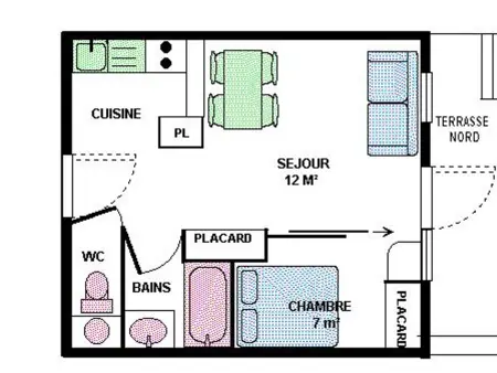 Appartement cosy 4 pers - Pied des pistes, balcon et wifi gratuit - Photo 5