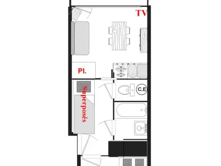 Appartement cosy pour 4-5 pers, animaux admis, Appartement 4 personnes à Notre Dame de Bellecombe - Photo 11
