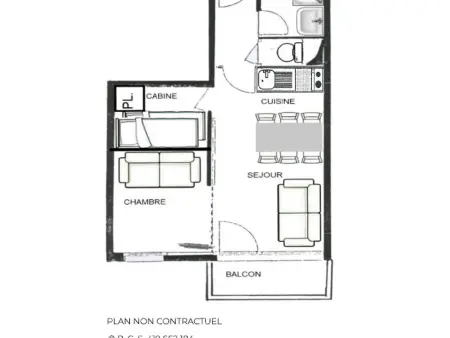 Studio avec coin chambre, balcon, cuisine équipée, pied des pistes - Les Ménuires - Photo 11