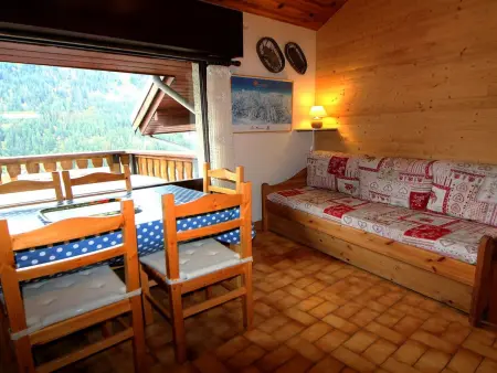 Charmant 2 pièces mezzanine à Champagny-en-Vanoise, 5 pers, vue splendide - Photo 3