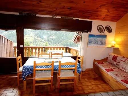 Charmant 2 pièces mezzanine à Champagny-en-Vanoise, 5 pers, vue splendide - Photo 5