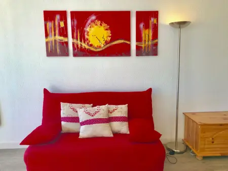 Studio cabine avec balcon, vue montagnes proche centre village - Photo 2