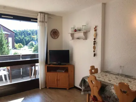 Studio cabine 25m² au pied des pistes à Corrençon - Balcon sud - Photo 4